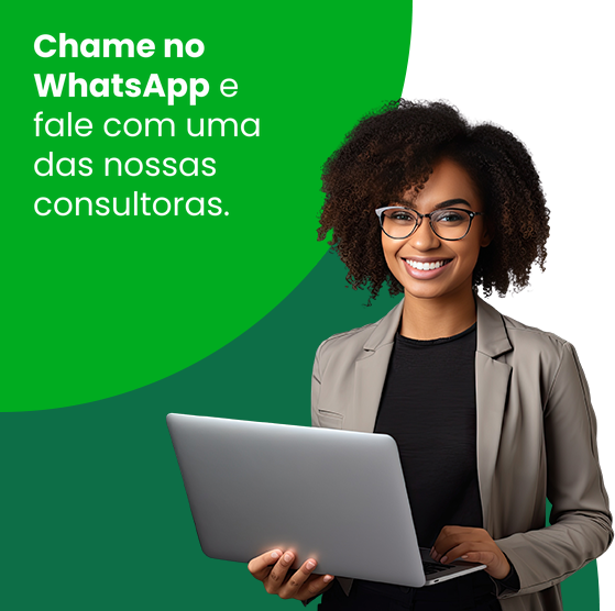Atendente da clínica: chame no WhatsApp e fale com uma das nossas consultoras